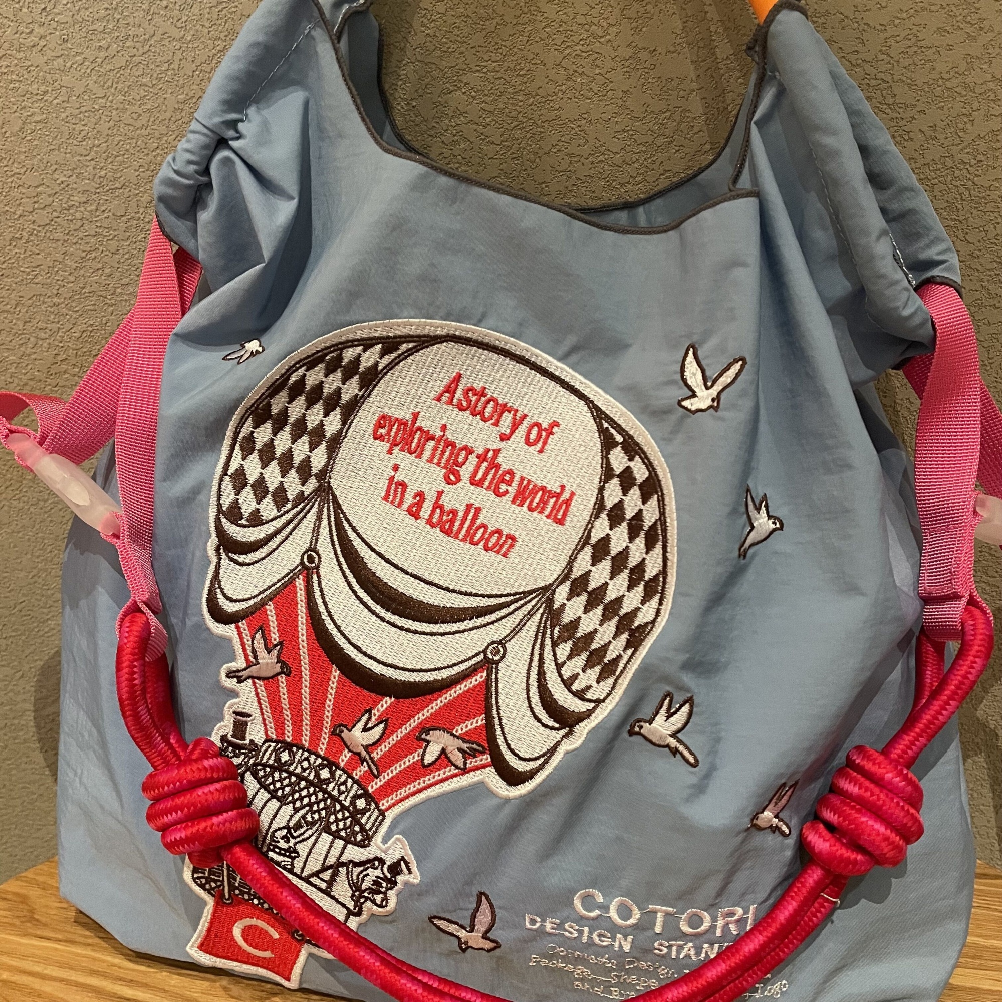 Embroidered Balloon Tote Bag 3