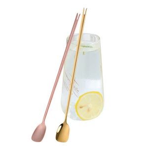 2 In 1 Dual Head Stainless Steel Fork And Square Spoon 3