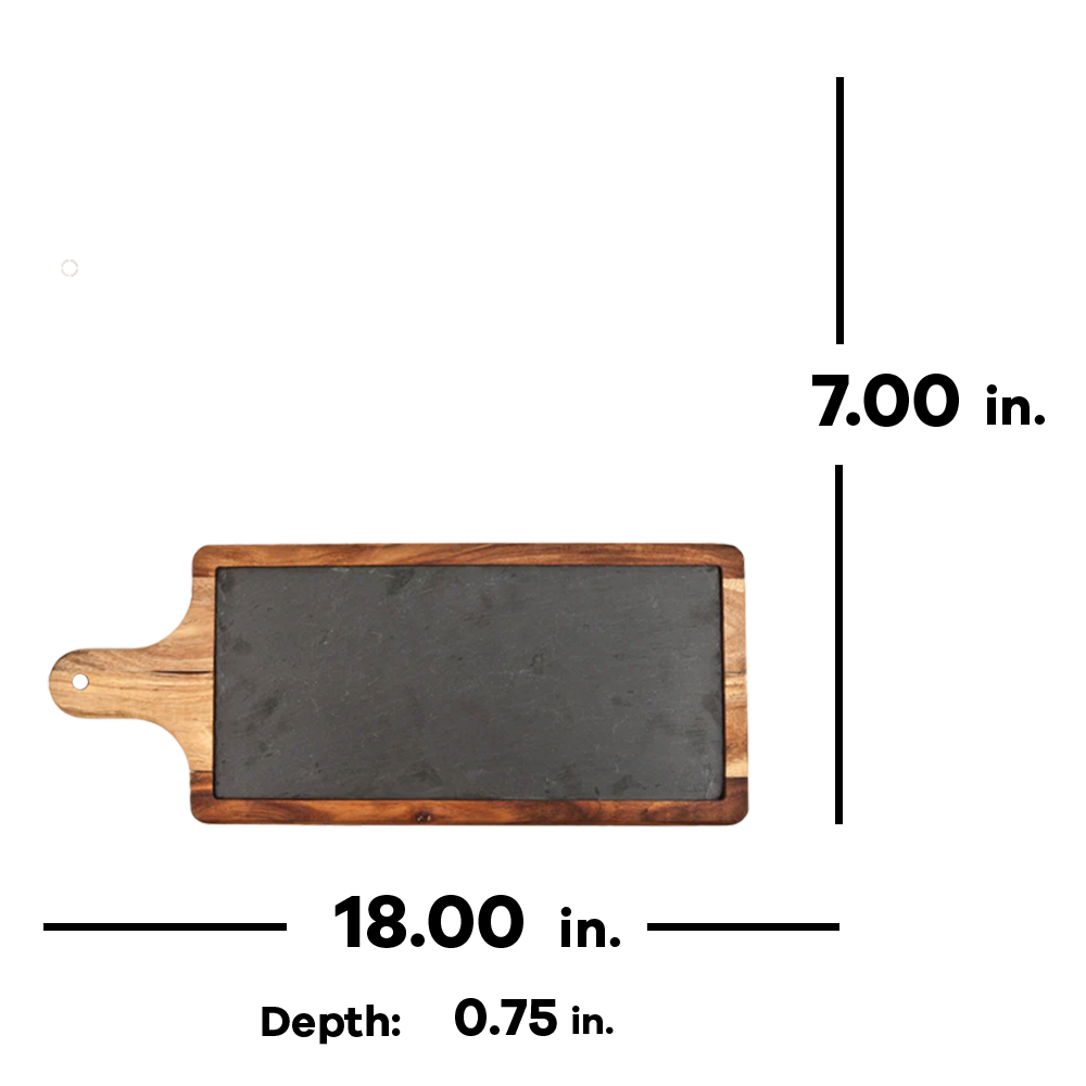 Twine Living Co Wood and Slate Paddle