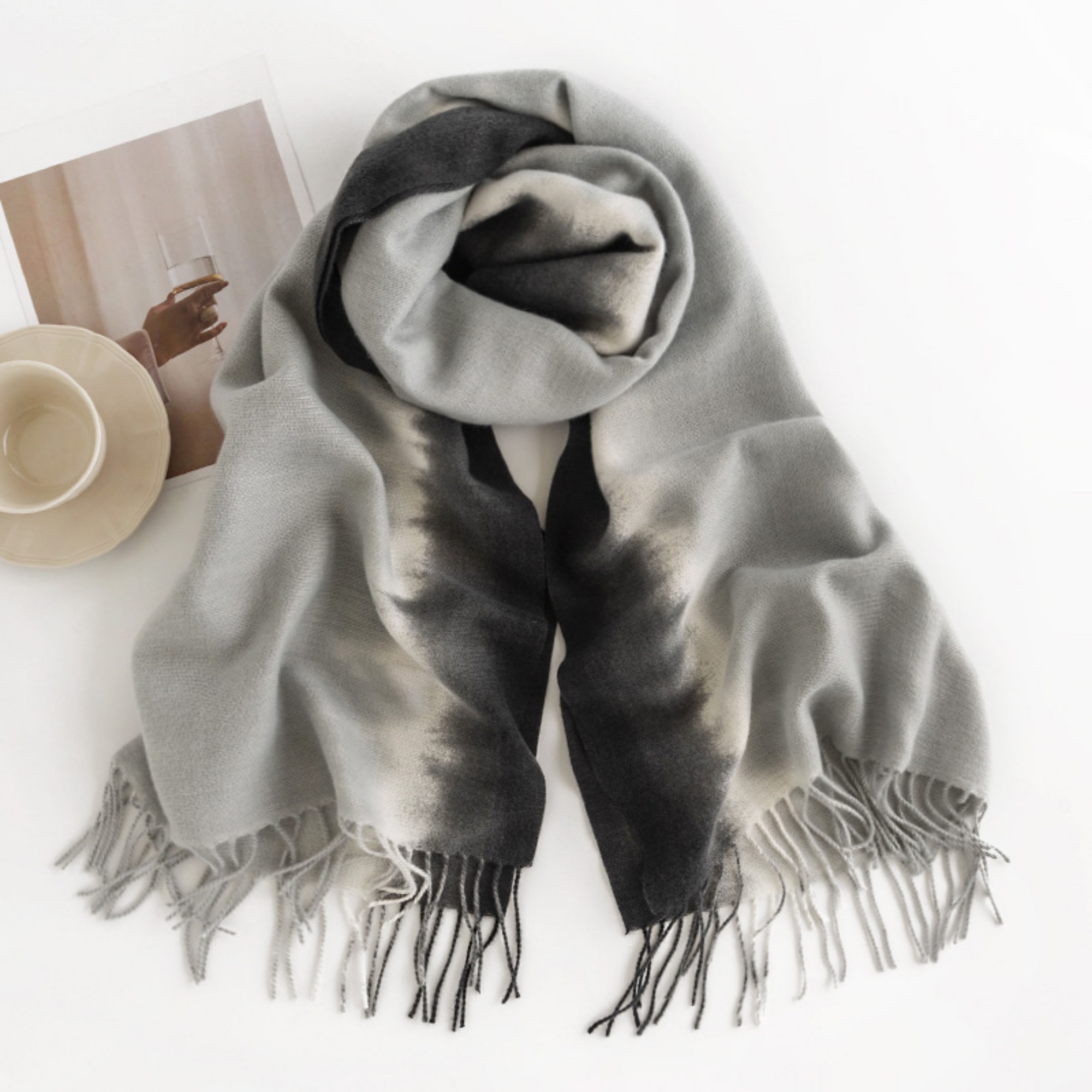 Winter Solid Warm Scarf 8