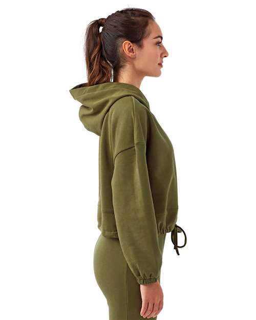 Women's Cropped Maria Hooded Sweatshirt - TD085 29