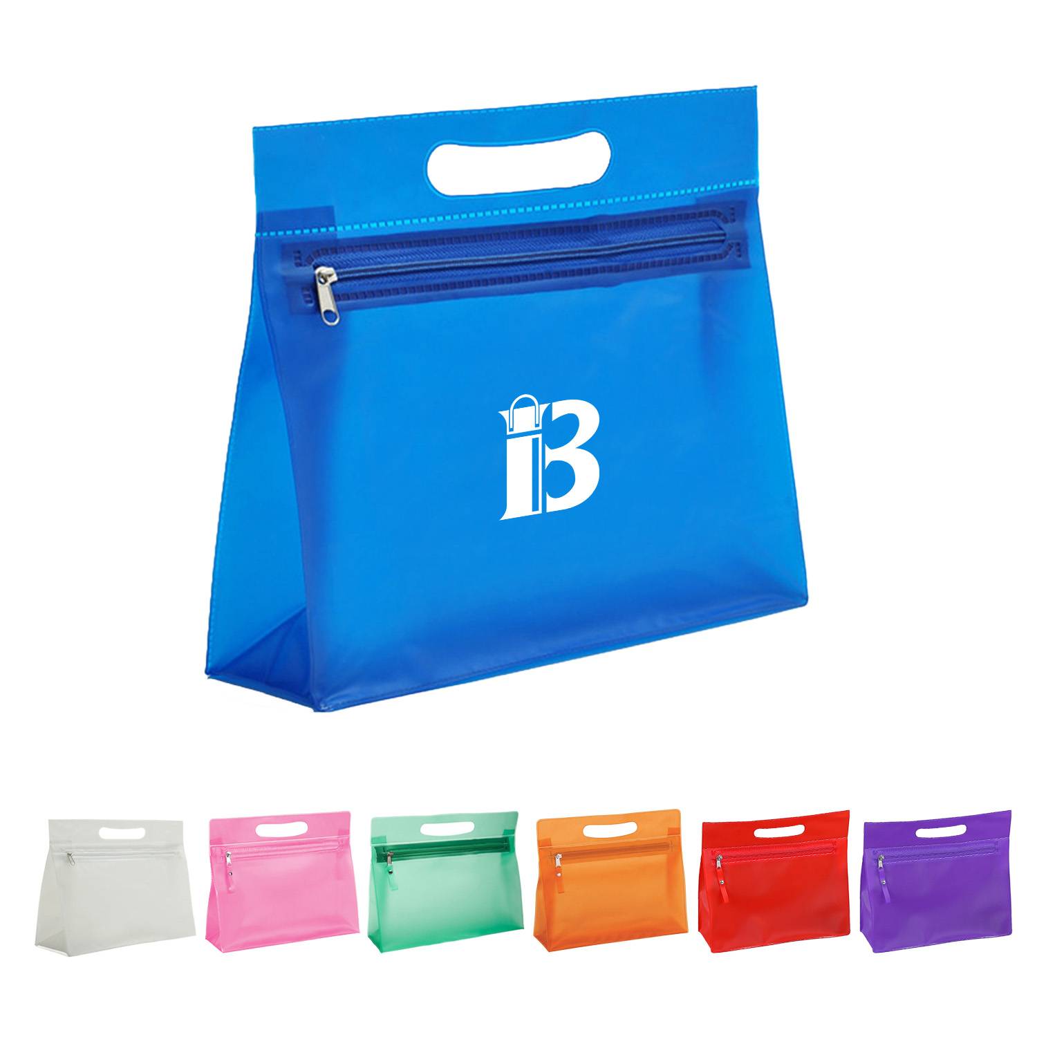 Die Cut Handle PVC Cosmetic Bag 2