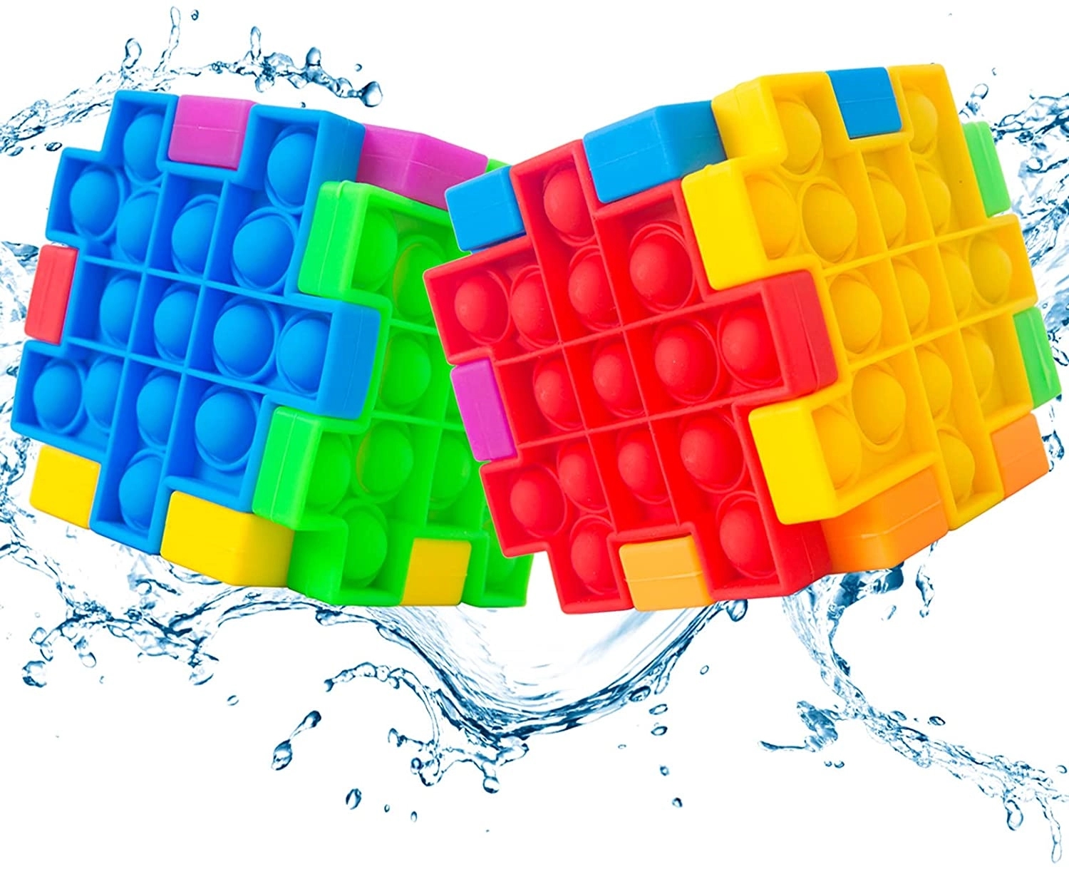 Silicone Cube Push Pop Bubble Toys 1
