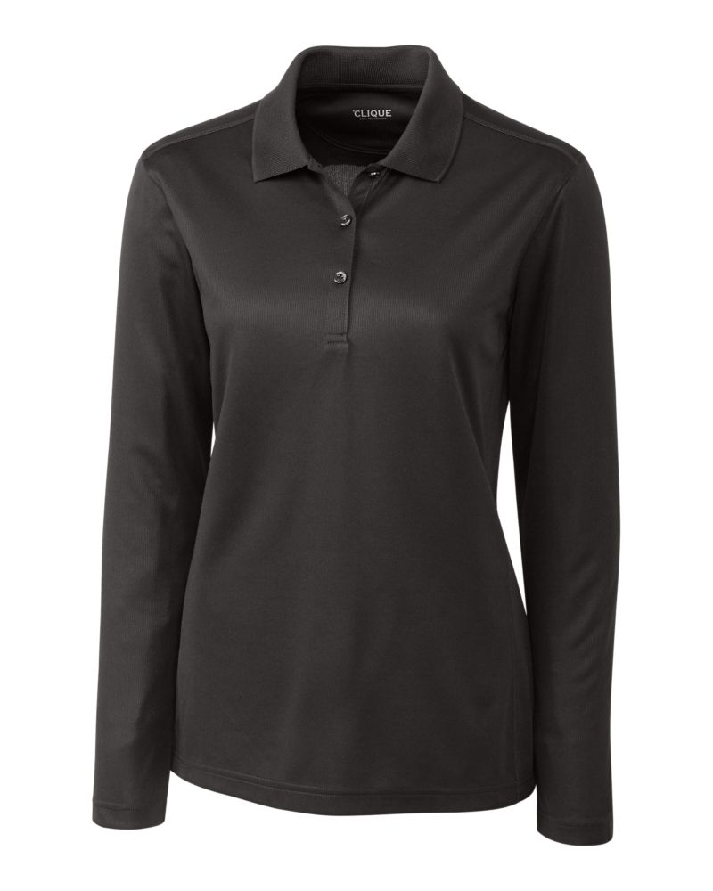 Clique Ice Pique Tech Womens Long Sleeve Polo 64