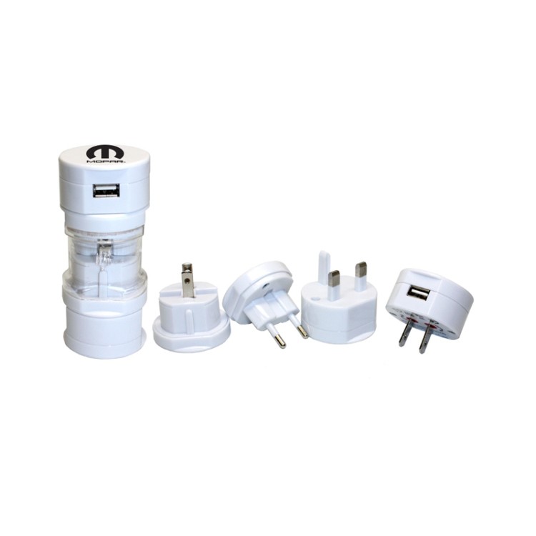International Adapter Plug with USB 1