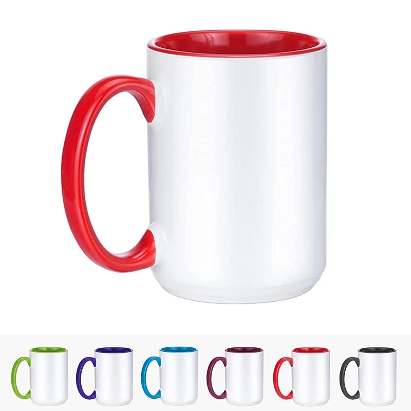 15 Oz. Ceramic Drinking Cups for Coffee or Tea 4