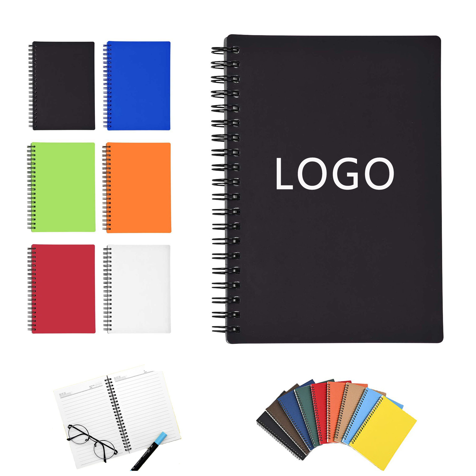 Classic Spiral-Bound Notepad Notebook 4