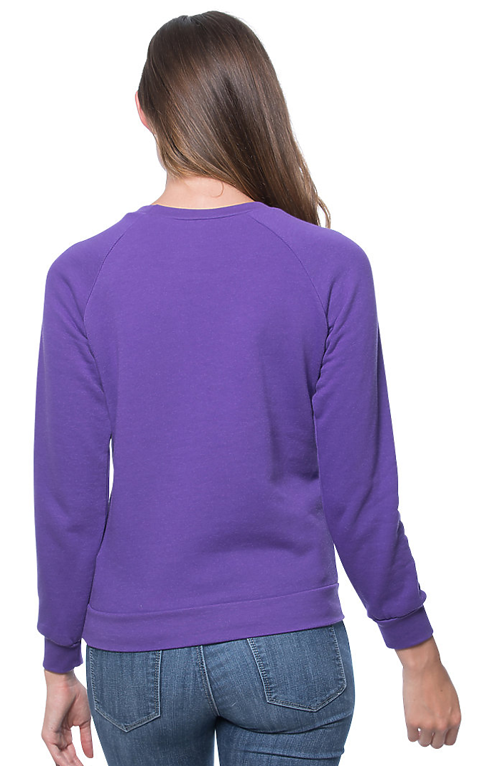 Women's Fashion Fleece Raglan Pullover 4