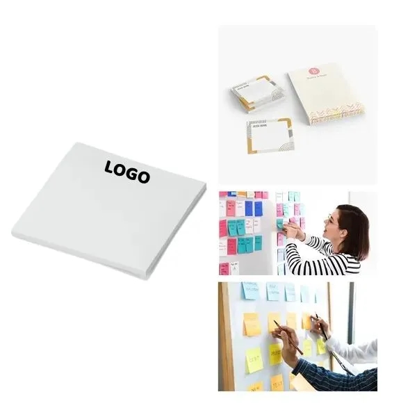 50 Page Adhesive Note Pads 3-Inch X 3-Inch 1