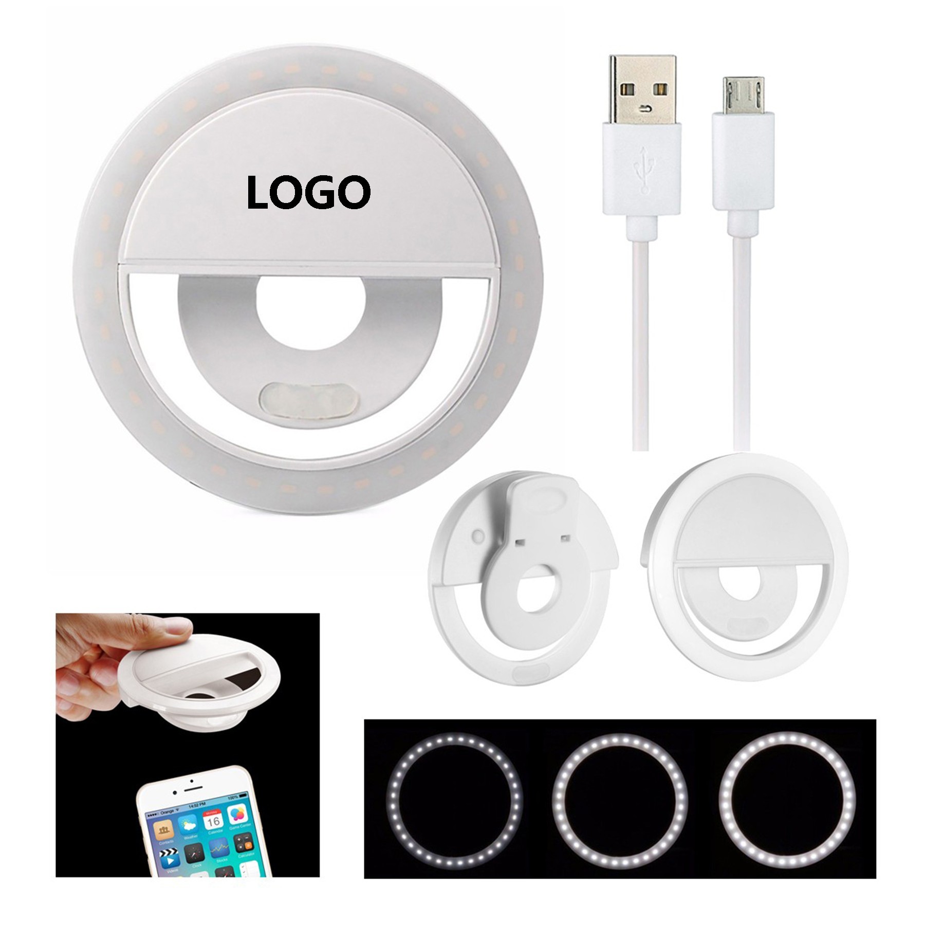 Webcam Adjustable Ring Light 2
