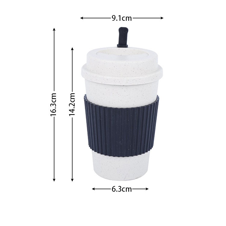 16oz Wheat Straw Coffee Mug 1