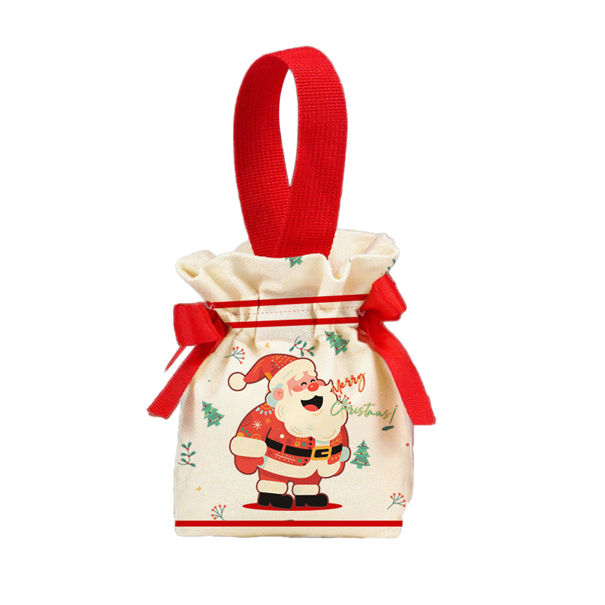 Christmas Candy Canvas Bag, custom tote bag with logo imprint 6