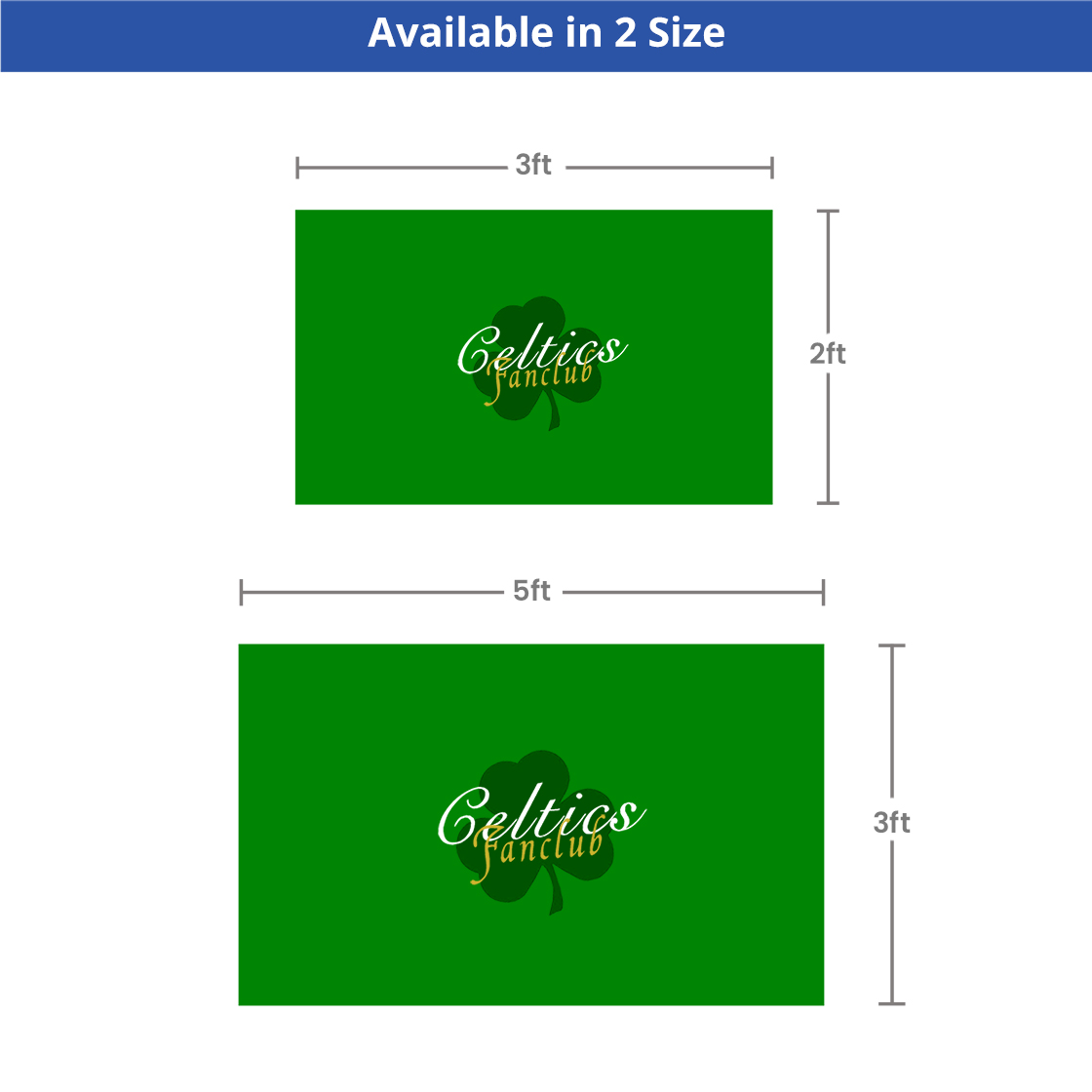 Body Flags - 5 Ft x 3 Ft 5