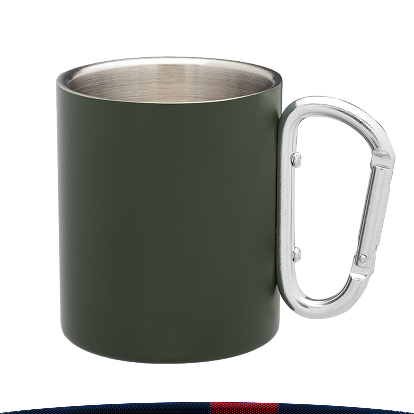 10 oz. Stainless Steel Mugs with Handles 9