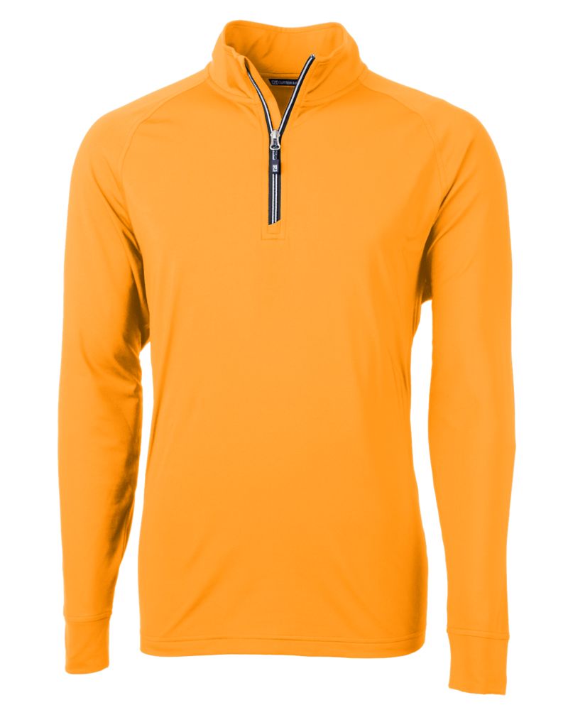 Cutter & Buck Adapt Recycled Soft Knit Stretch  Mens Quarter Zip Pullover 52