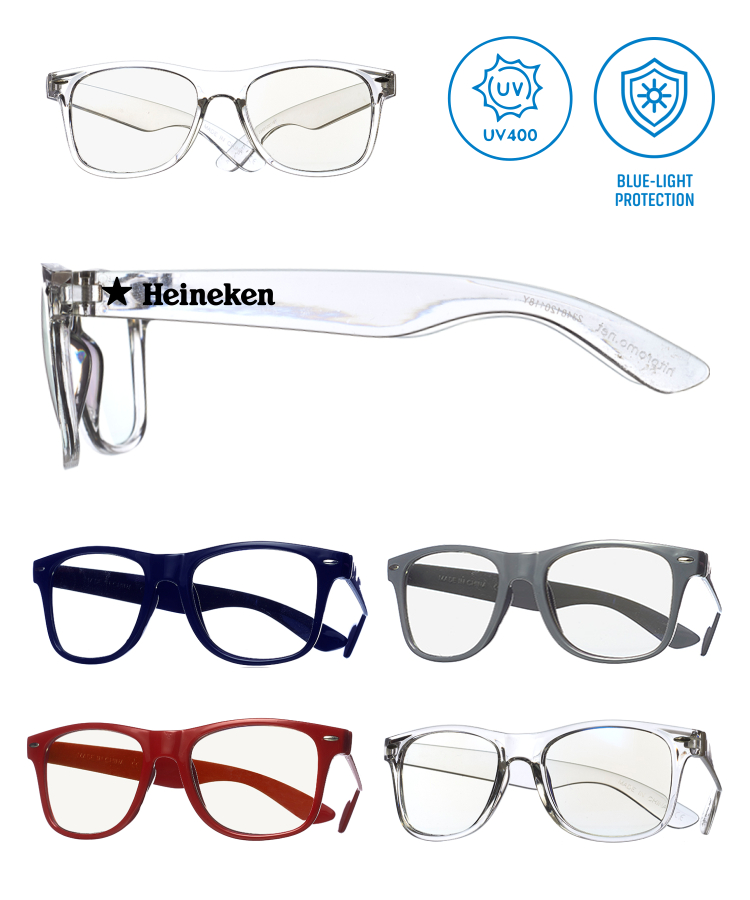 Union Printed - Lenex Blue Light Blocking Glasses - 1-Color Print 1
