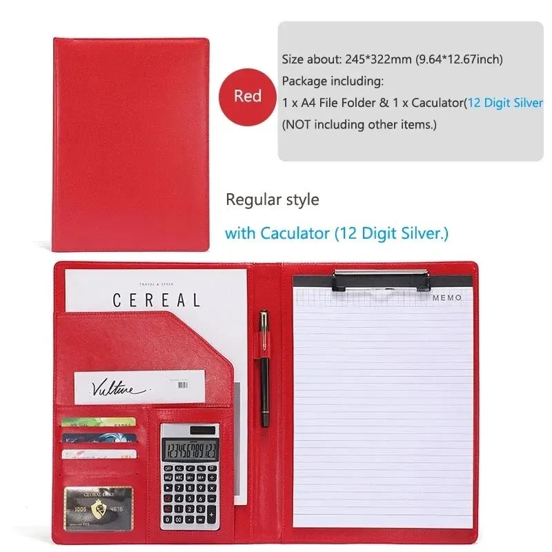 A4 Multifunctional Portable Folder with note papers 9