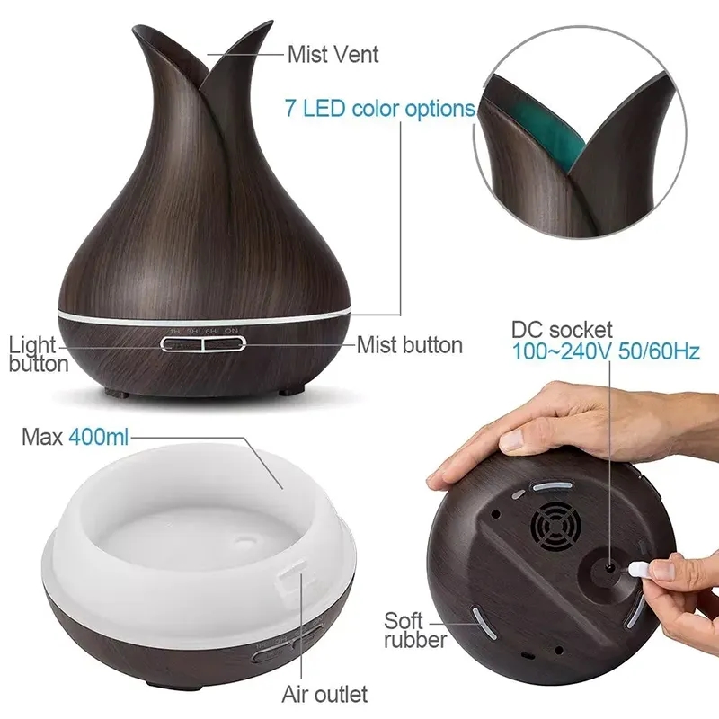 13oz Essential Oil Diffuser Remote Control 2