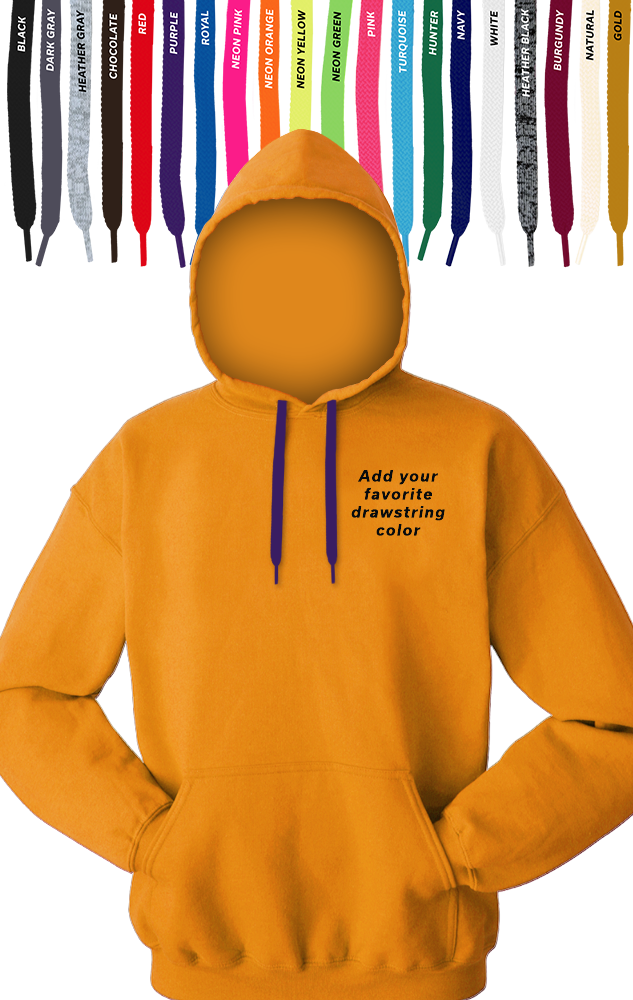 Custom Drawstring Pullover Hoodie, custom hoodie or sweatshirt with logo imprint 23