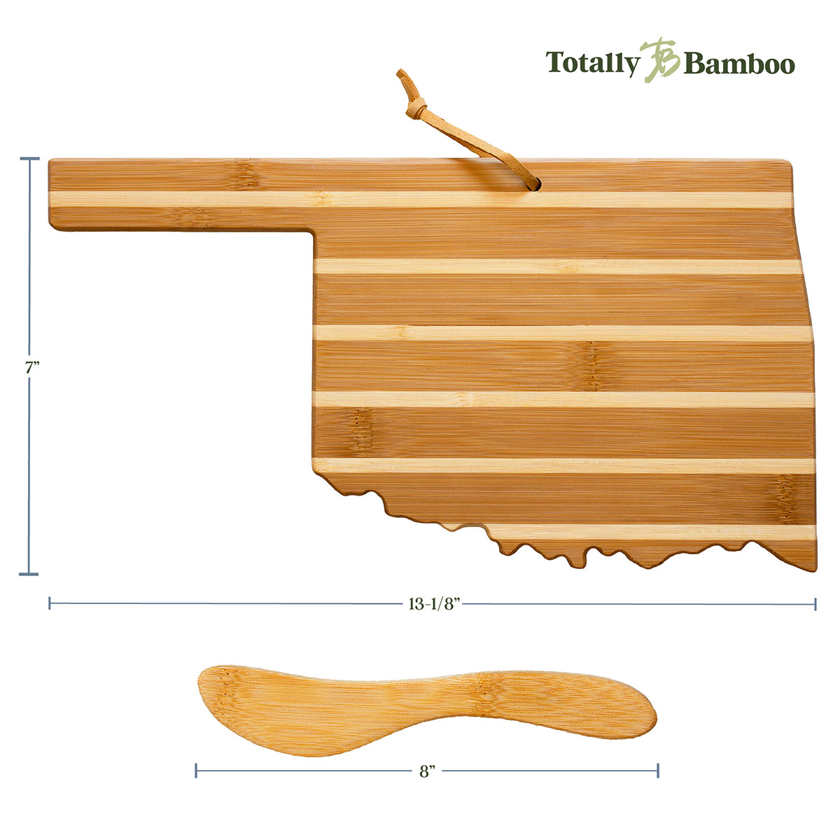 Oklahoma Charcuterie Board with Spreader Knife Gift Set 5