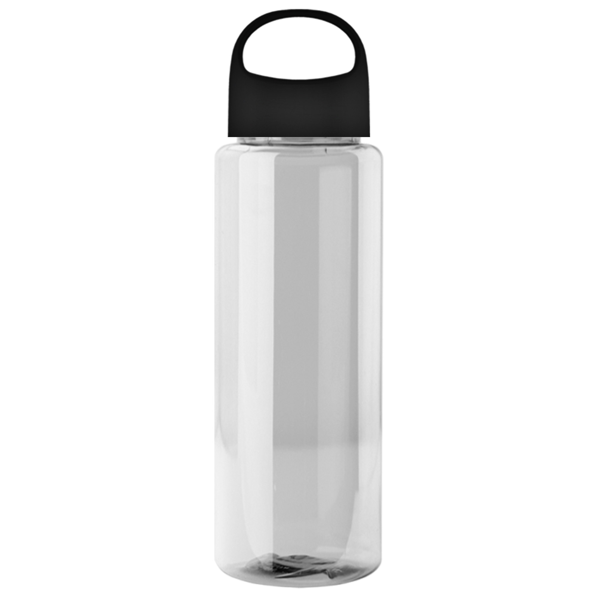 The Guzzler - 32 oz. Transparent Bottle with Oval Crest 2