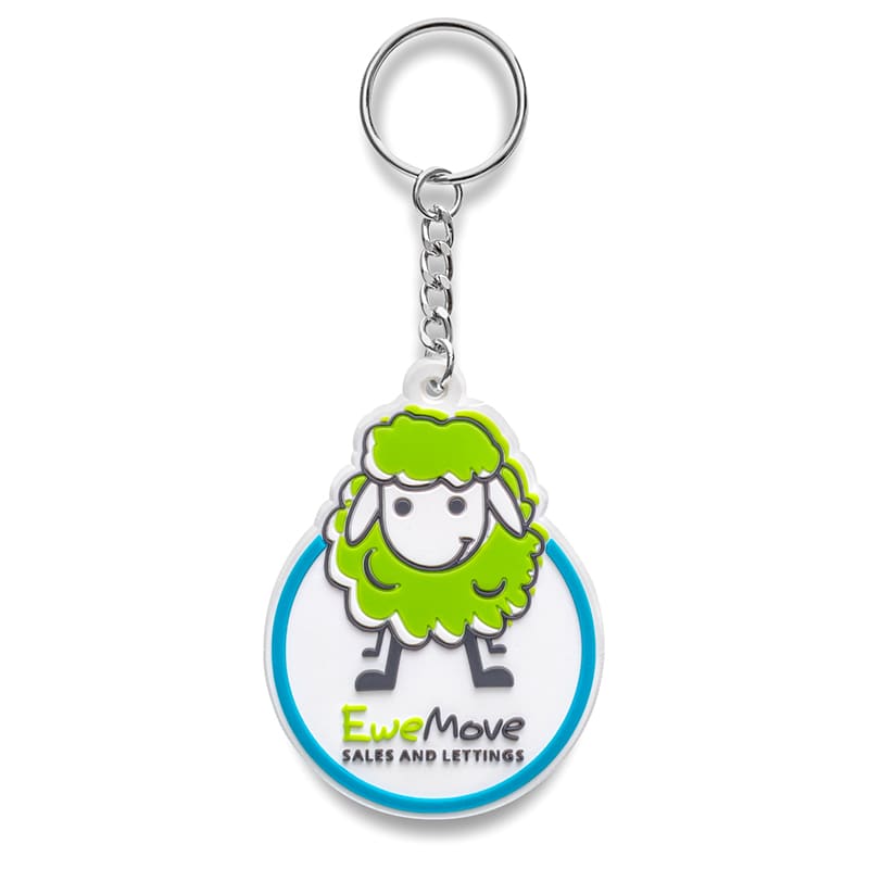 Custom Shaped PVC Keychains 11