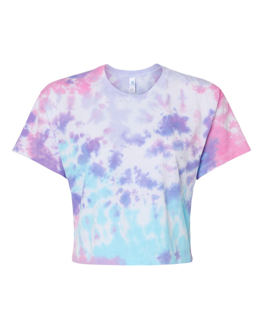 Women's Tie-Dyed Crop T-Shirt - 1050 7