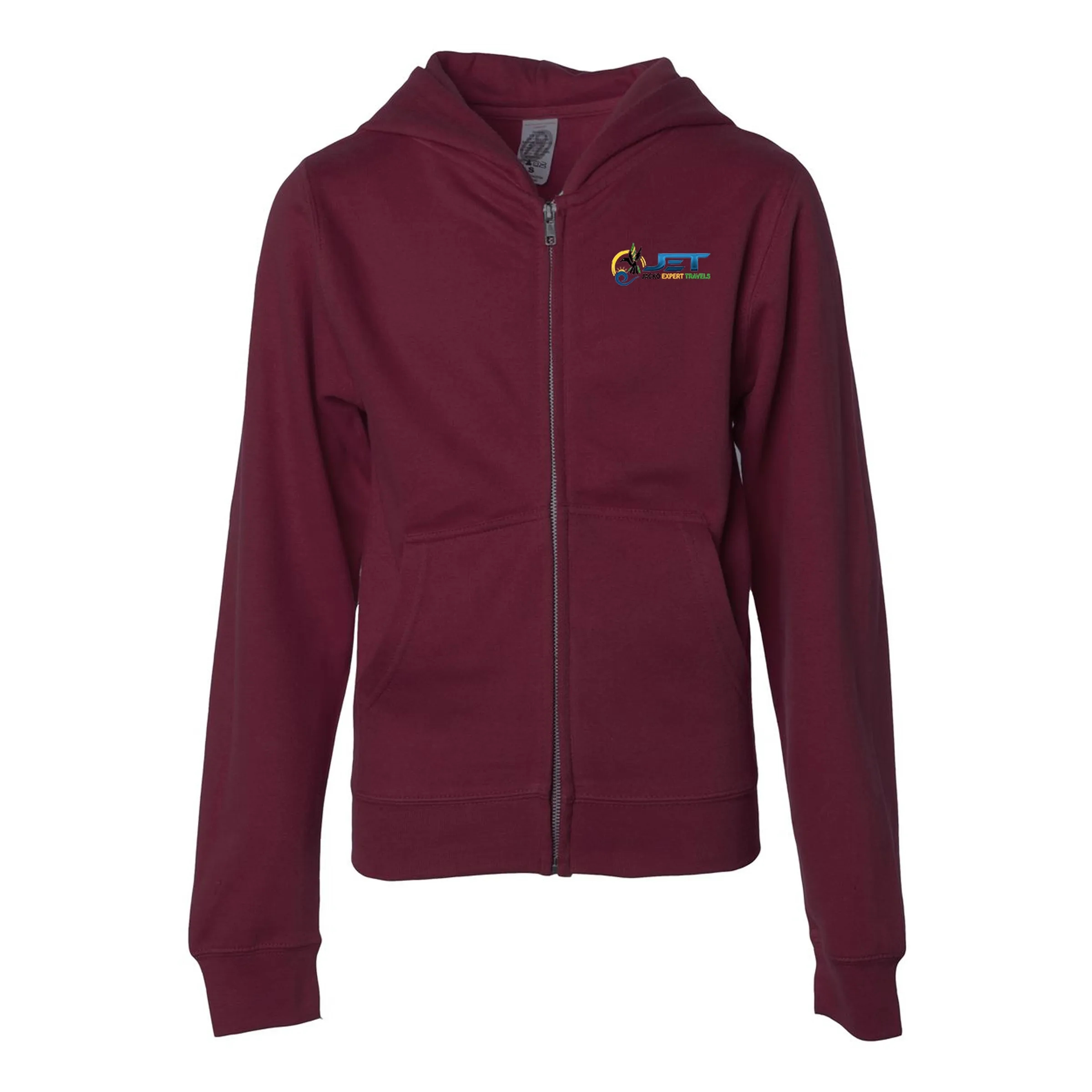 Independent Trading Co. Youth Midweight Zip Hooded 35