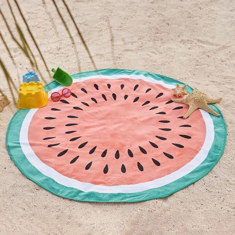 Custom Oversize Round Beach Towel 5