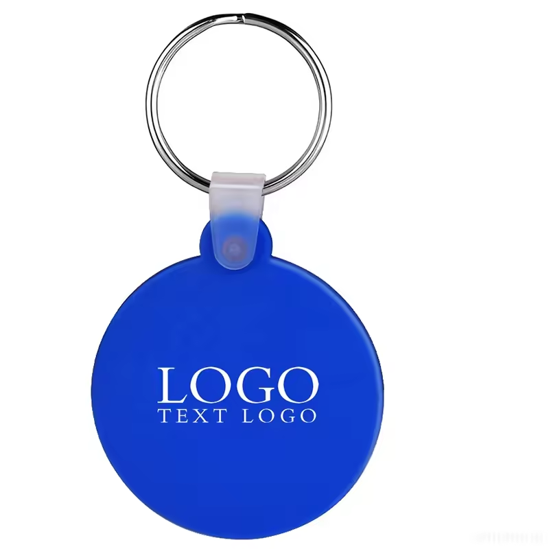Round Silicone Keychain 1