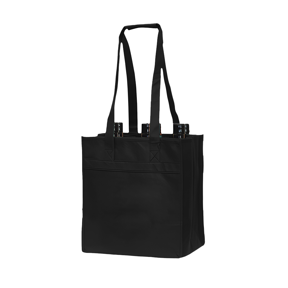 Tuscany Wine Bag - 4 Bottles Tote With Pocket 17