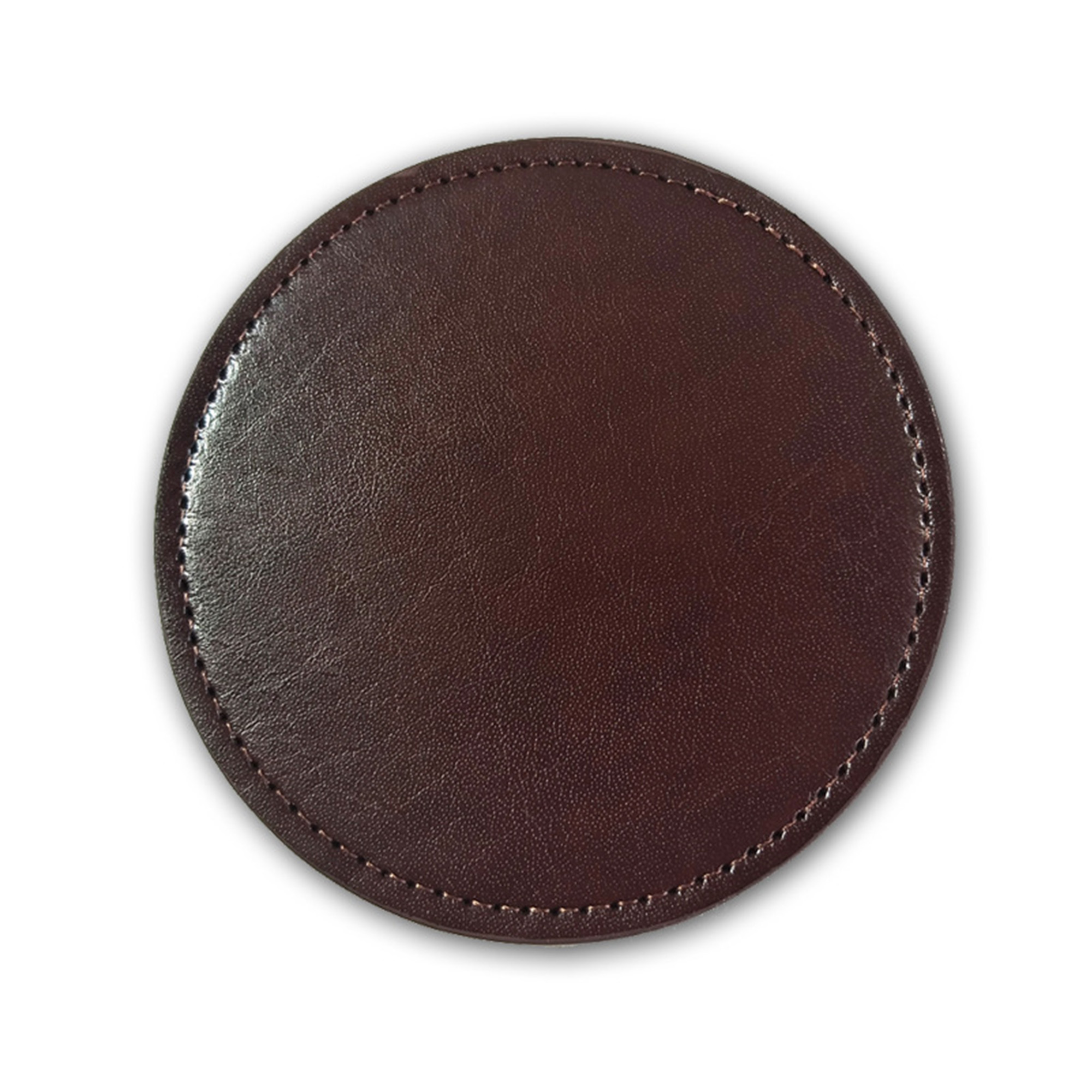 Multi-Color Customized Round PU Leather Coaster 3