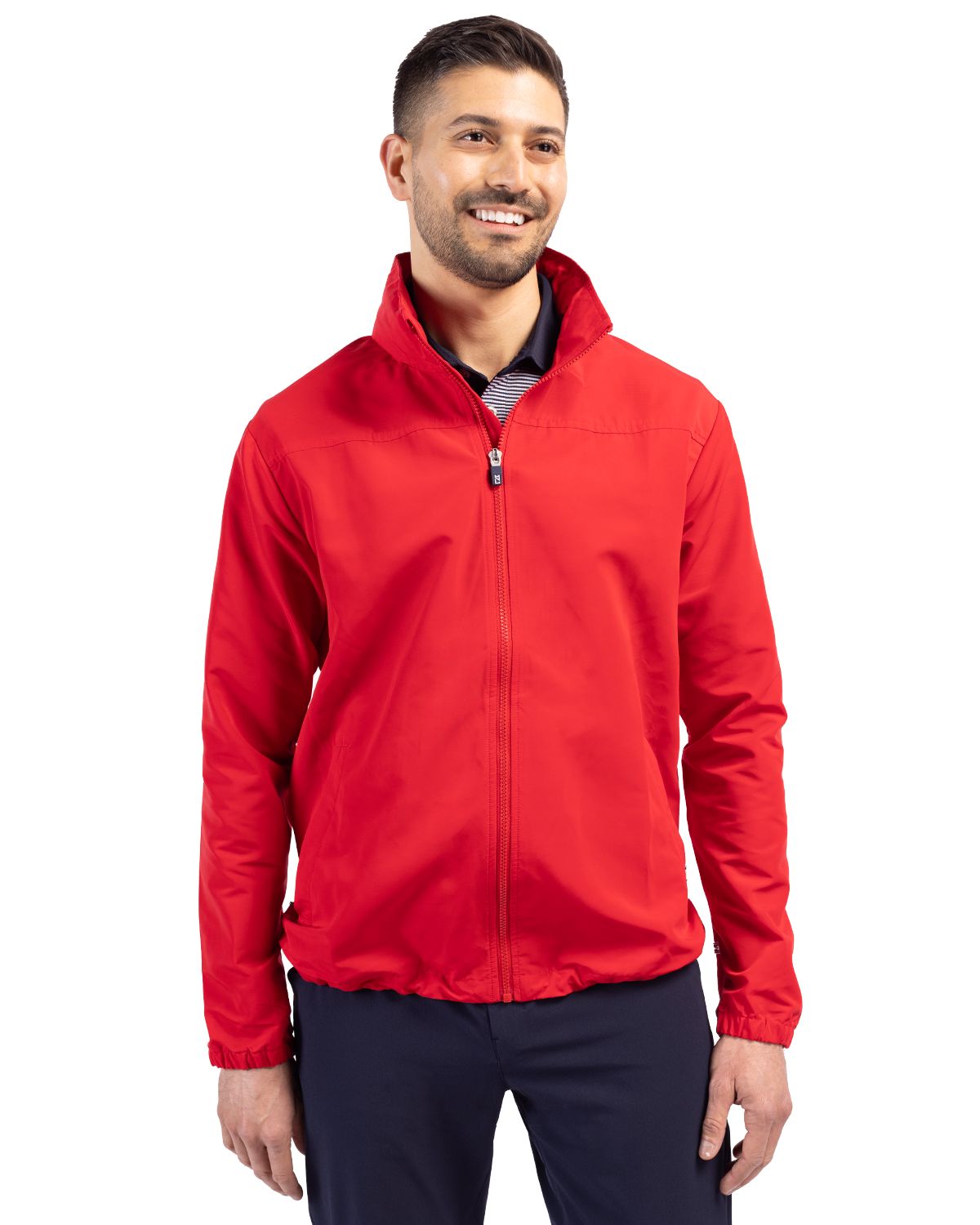 Cutter & Buck Charter Recycled Packable Mens Full Zip Jacket 50