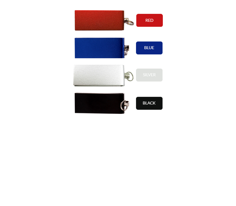 Swivel USB Flash Drive with Keyring 2