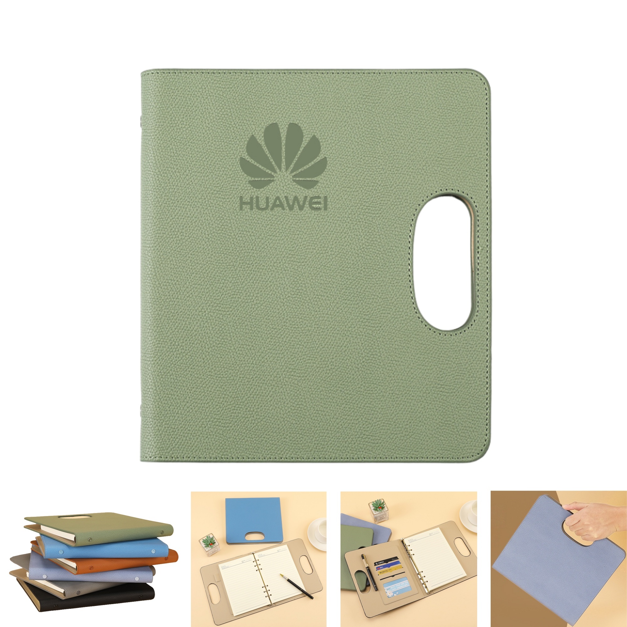 Lined A5 Binder Portable Refillable Notebook 4