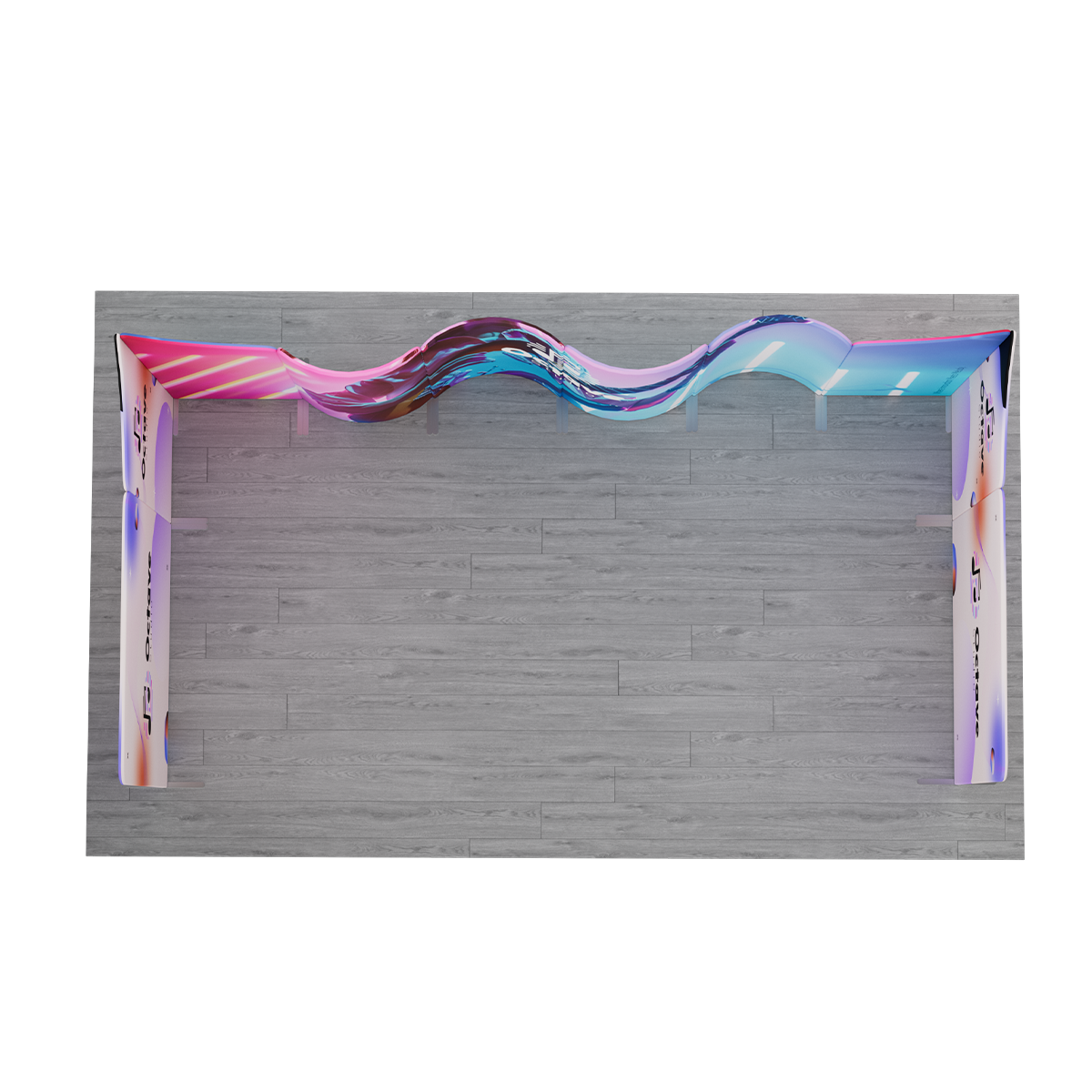 NEW MagLock 10'x20' Booth Fabric Display Kit B 6