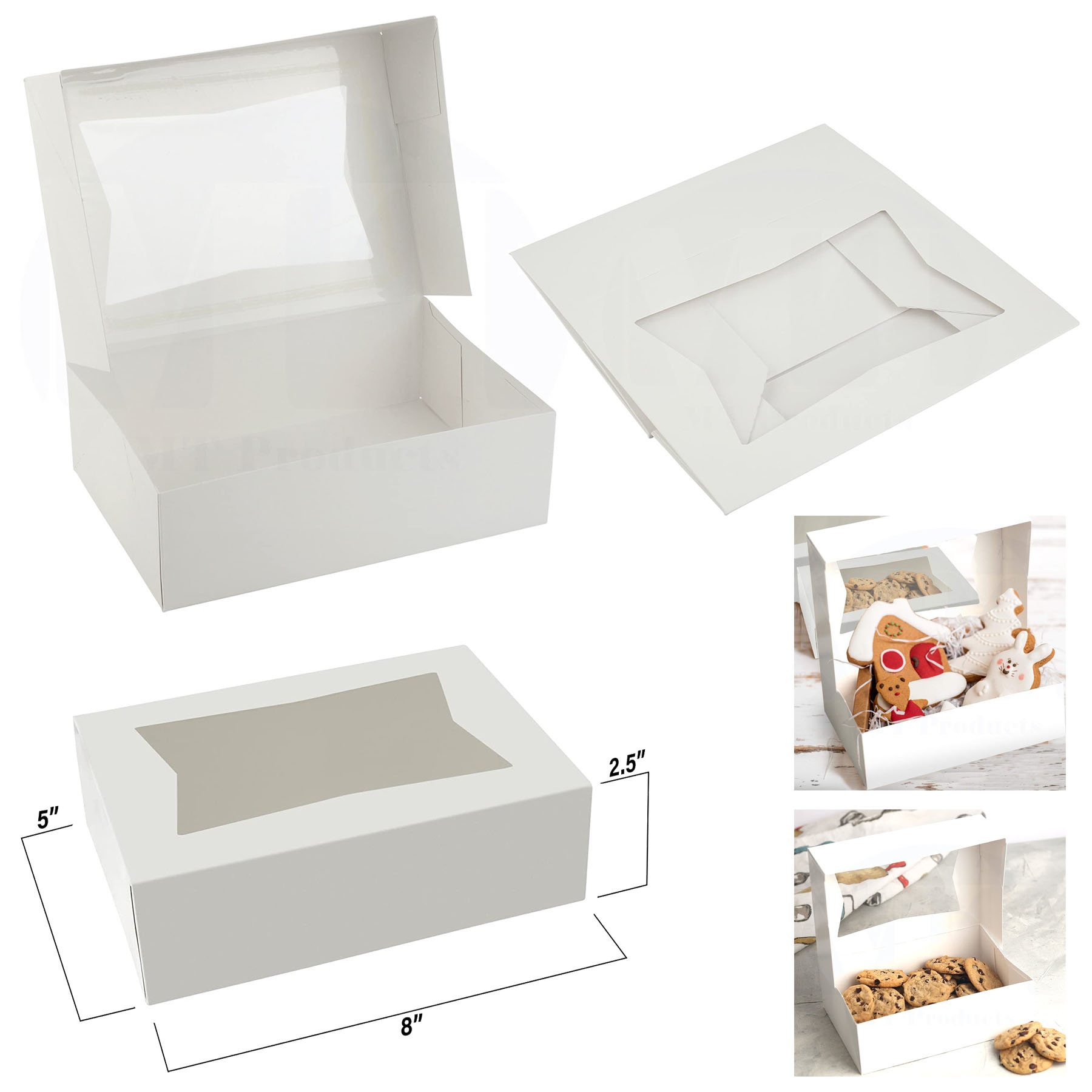 White Pastry Bakery Box