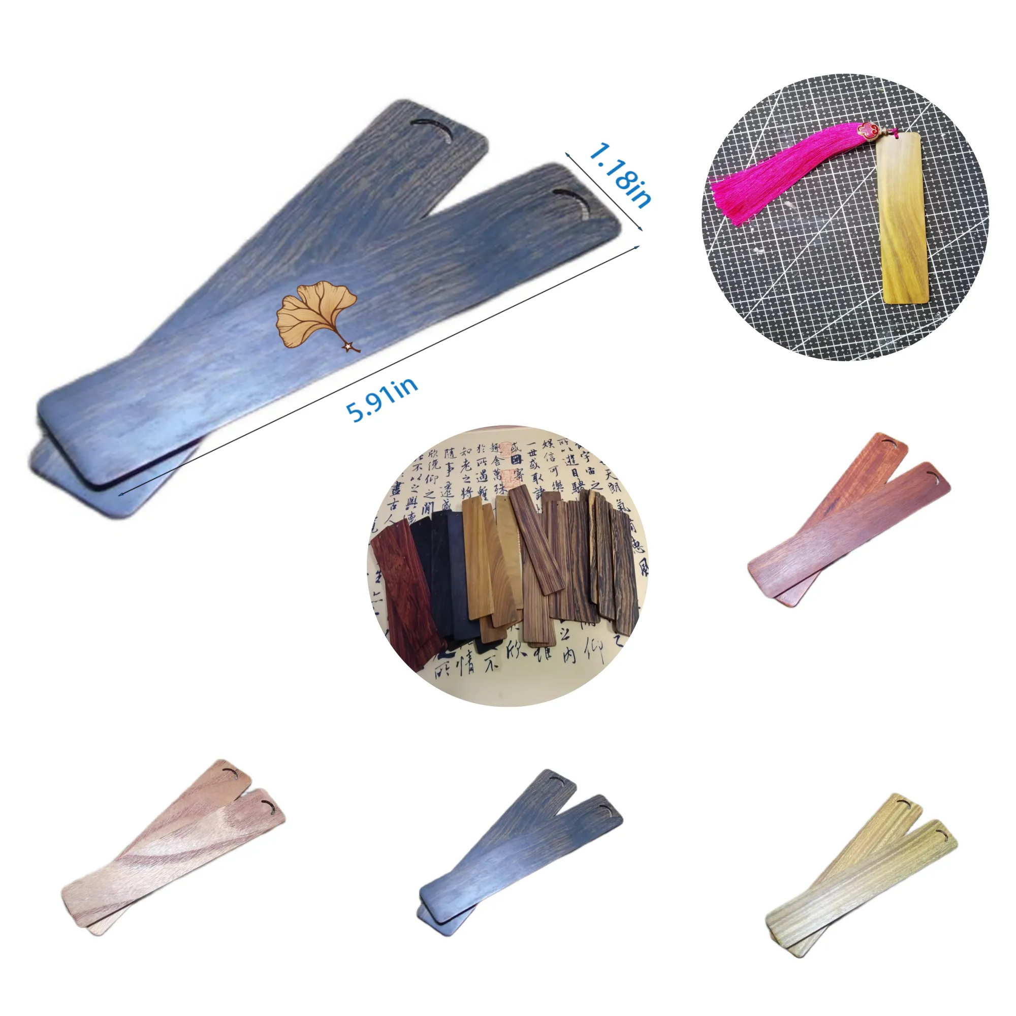 Custom Wooden Bookmarks