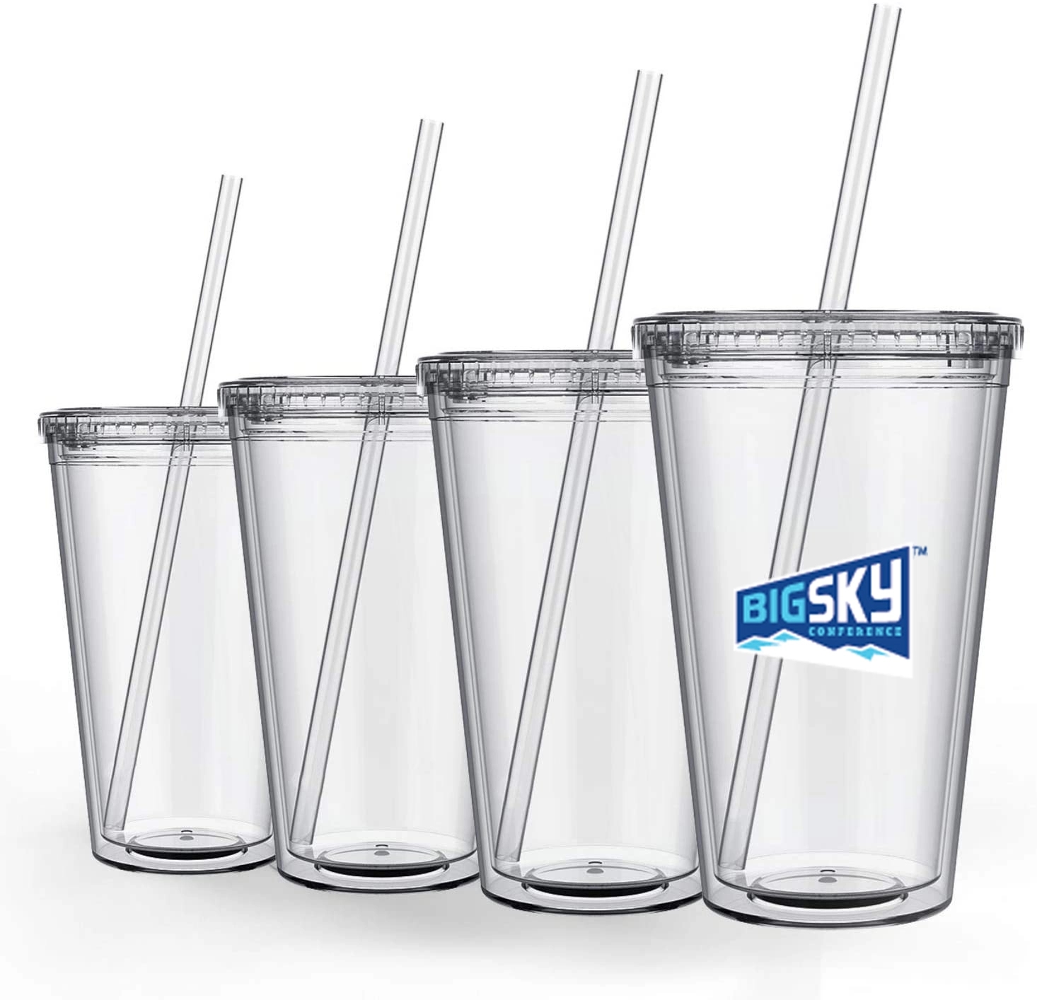 16oz Double Wall Tumbler with Straw 8