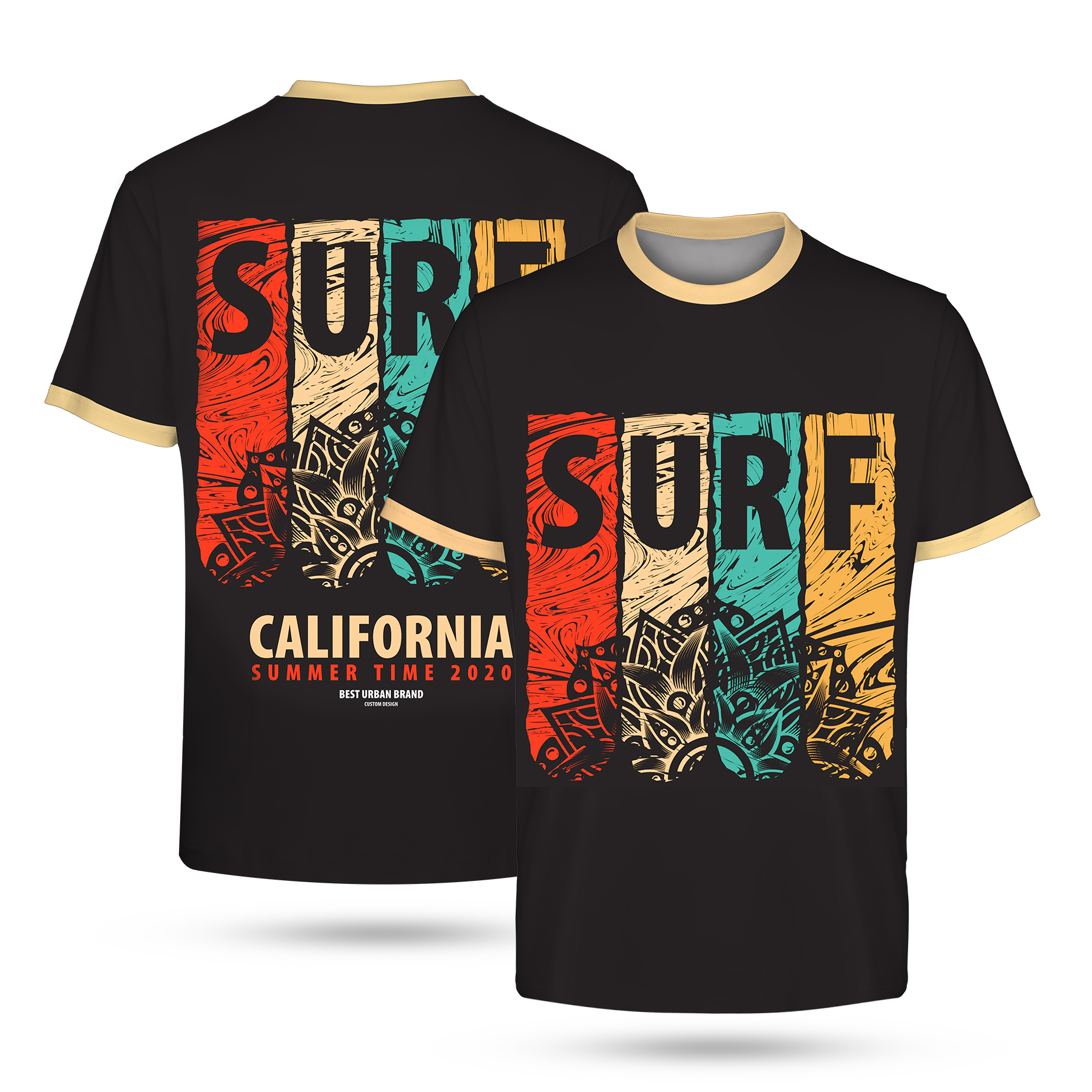 Custom Full Color Dye Sublimation Short Sleeve T-Shirt 8