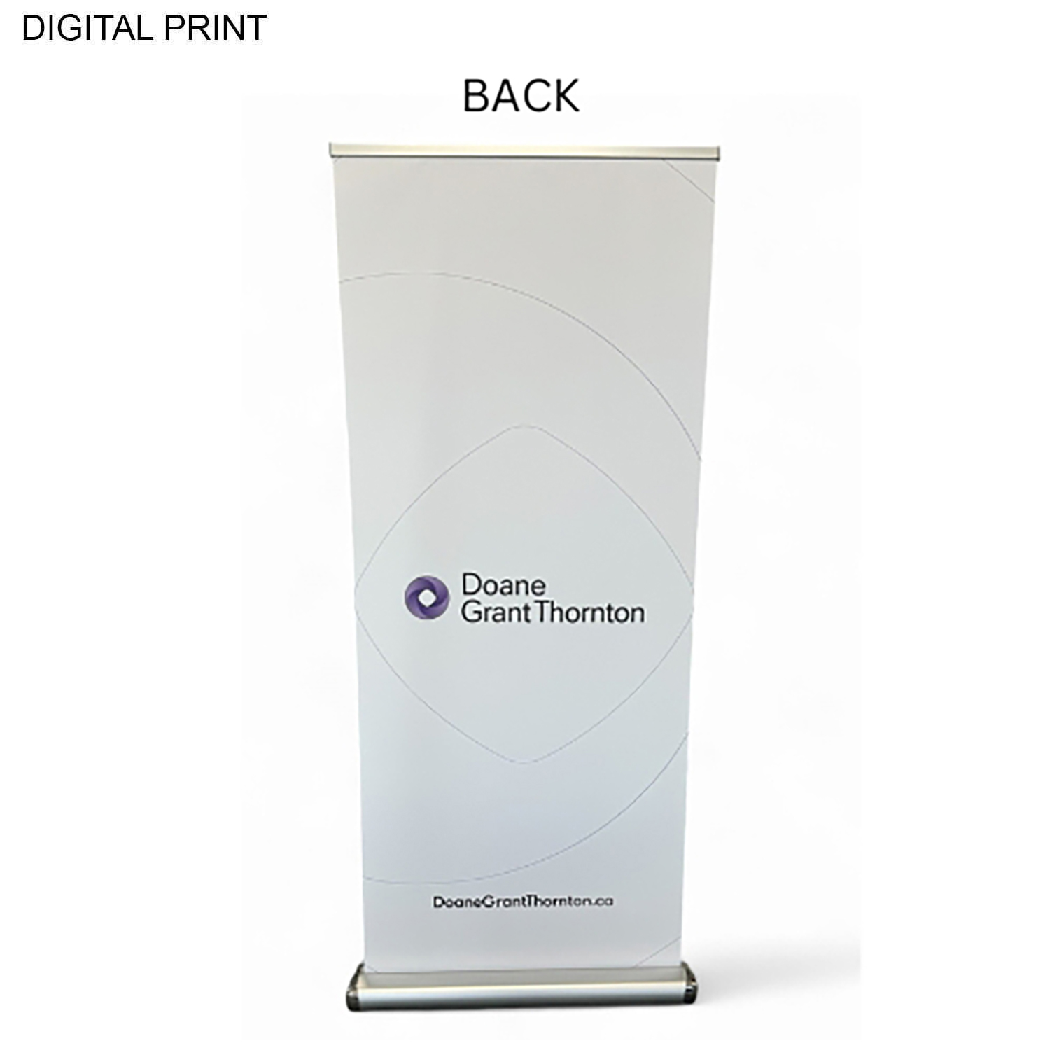 72Hr Fast Ship - Deluxe Wide Base Retractable Pull Up Banner Double sided, 33.5x79, NO SETUP CHARGE 3