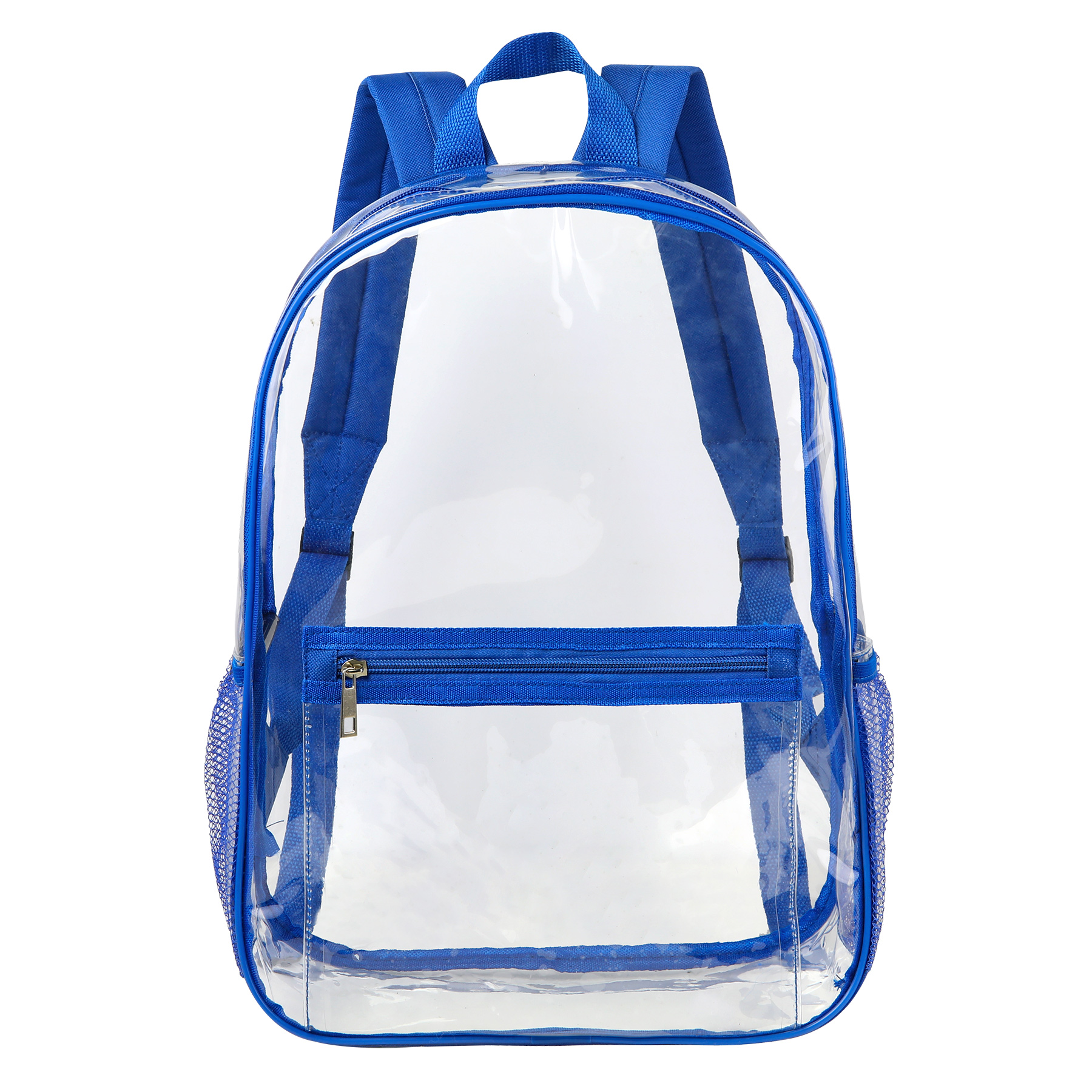 Heavy Duty Security Clear PVC School Backpack(Ocean) 11