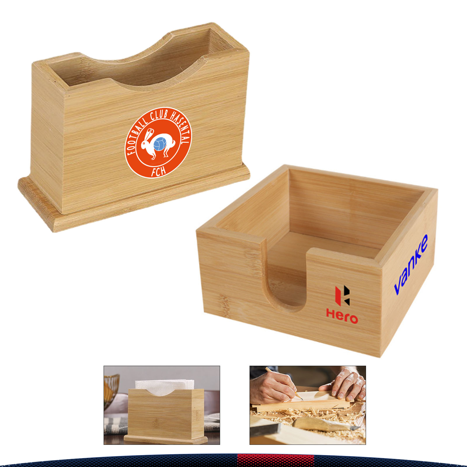 Bamboo Vertical Tissue Box 2