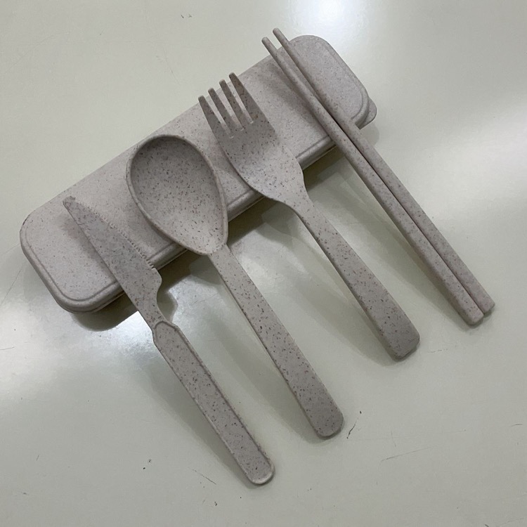 Wheat Straw Utensils Set 3
