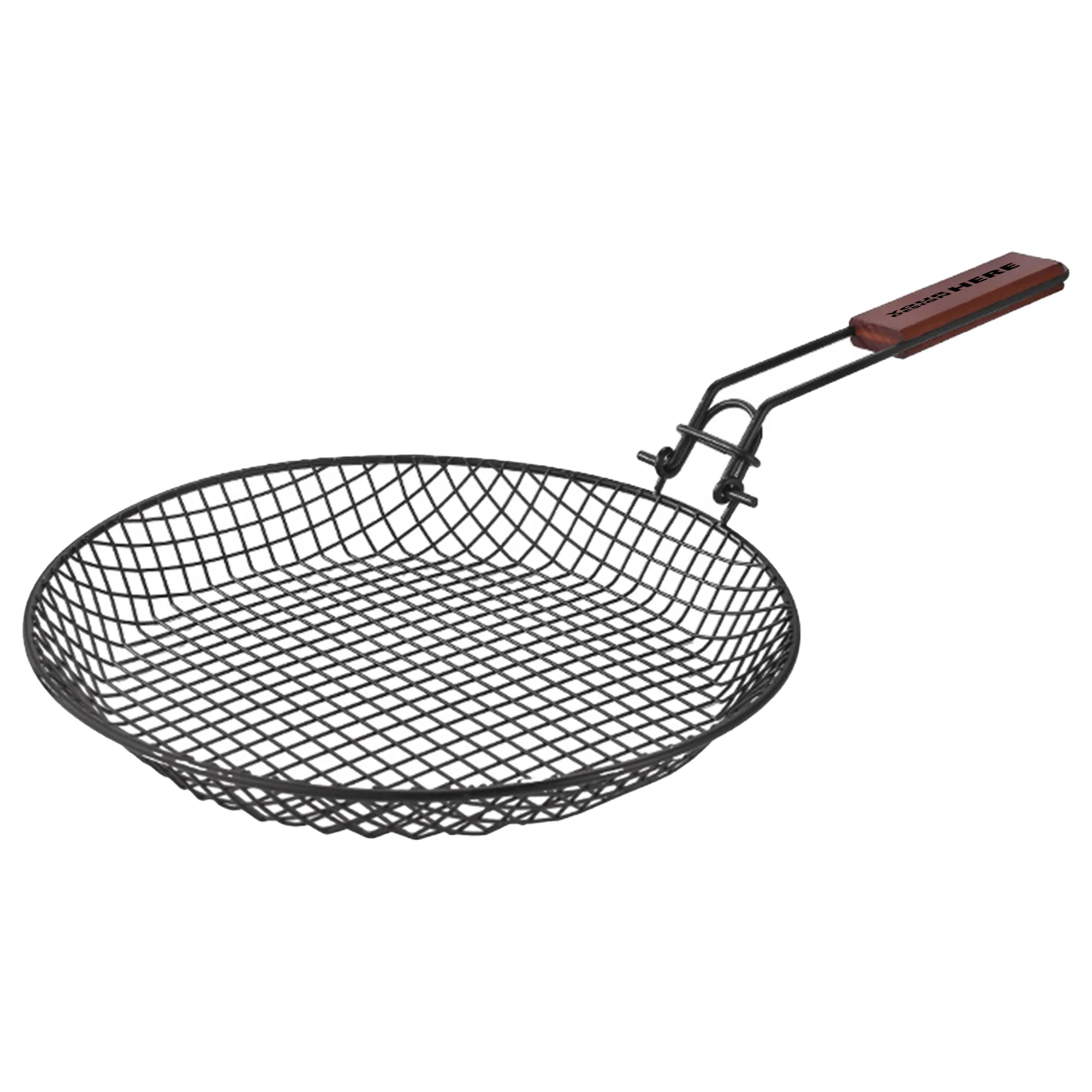Stainless Steel Folding Grill Basket