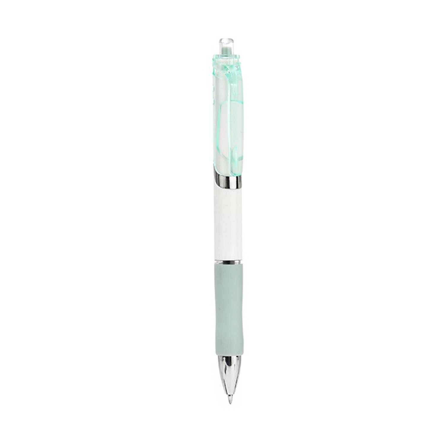 0.5mm Macaron Retractable Ballpoint Pen w/ Silicone Grip 18