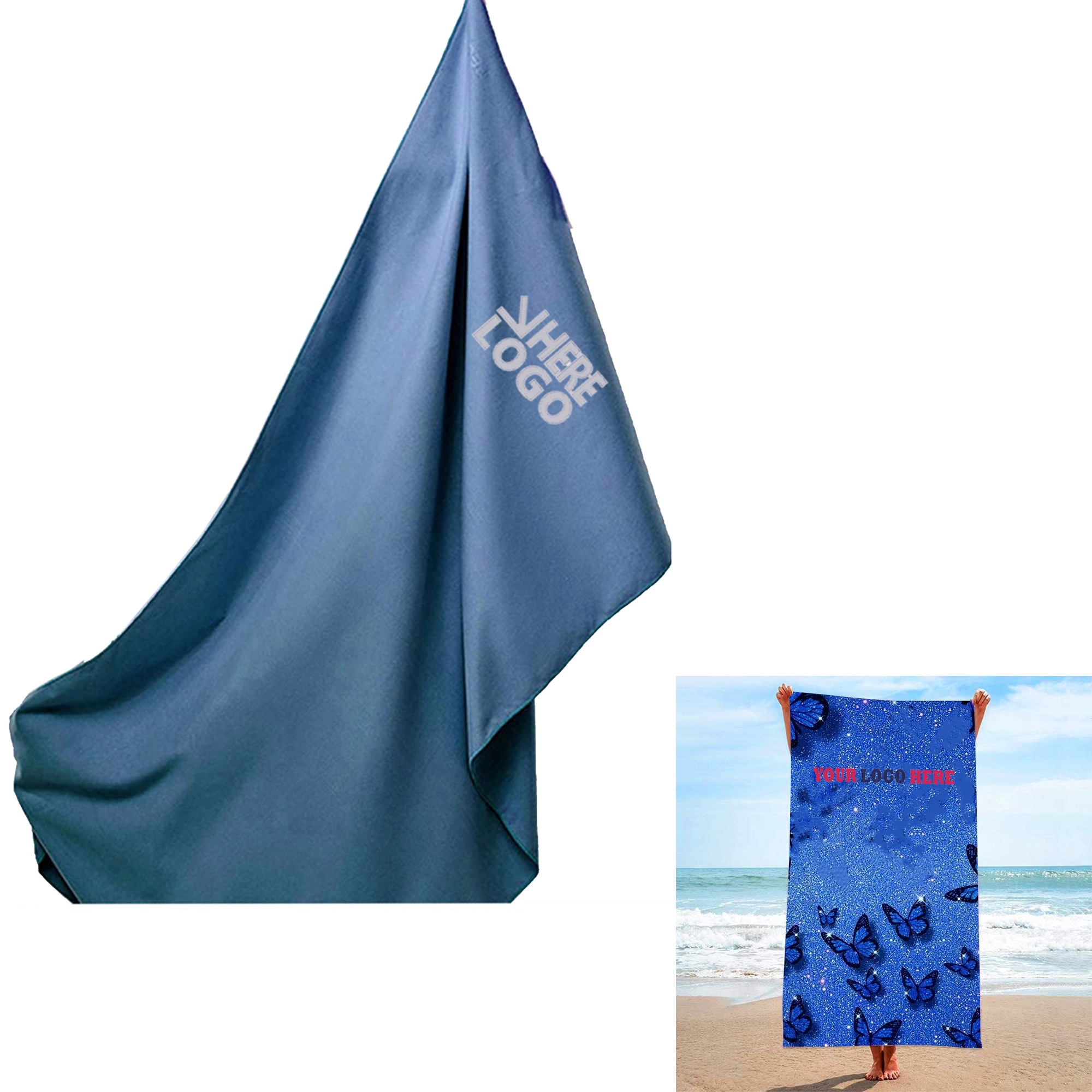 Full Color Microfiber Beach Towel 4