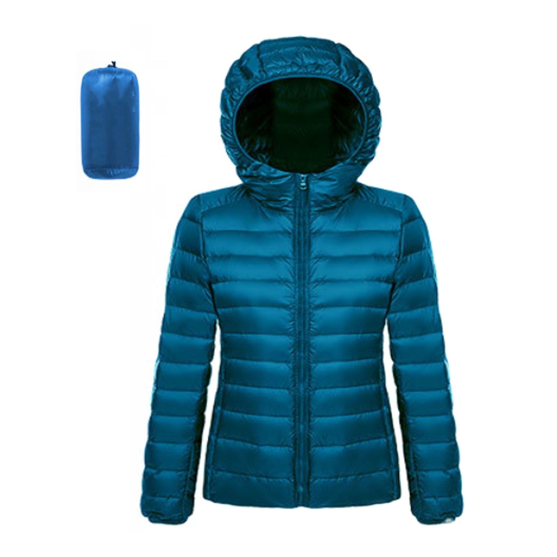 Women's Hooded Packable Puffer Jacket 4