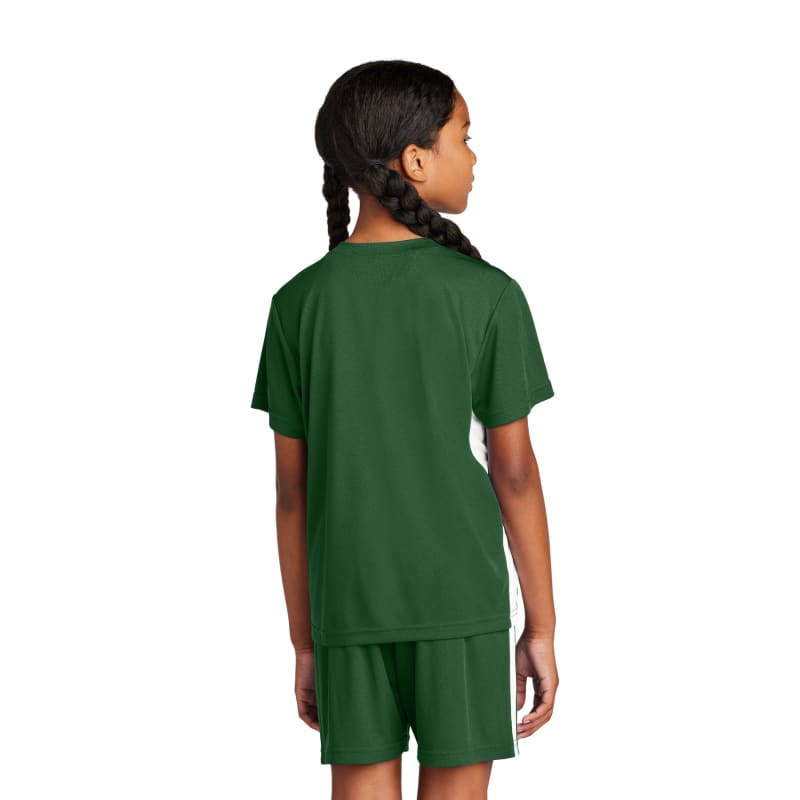 Sport-Tek Youth Competitor United V-Neck 53