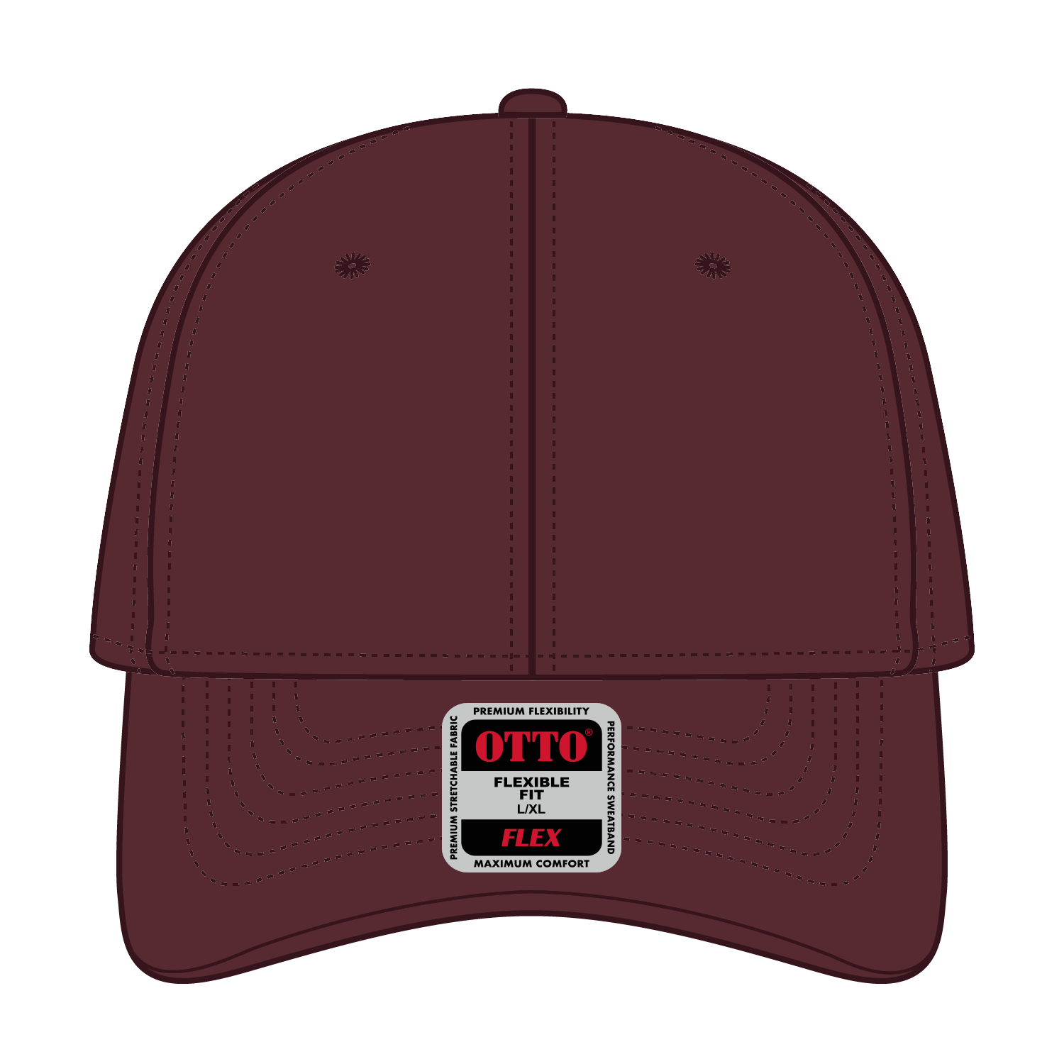 OTTO CAP® OTTO FLEX® Fitted 6 Panel Low Profile Baseball Cap 4